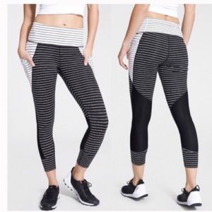 Athleta Stripe Relay Capri 2.0 - Size Small